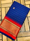 Checks Paithani By Psw Gold Weaving Cotton Silk Designer Sarees Wholesalers In Delhi
